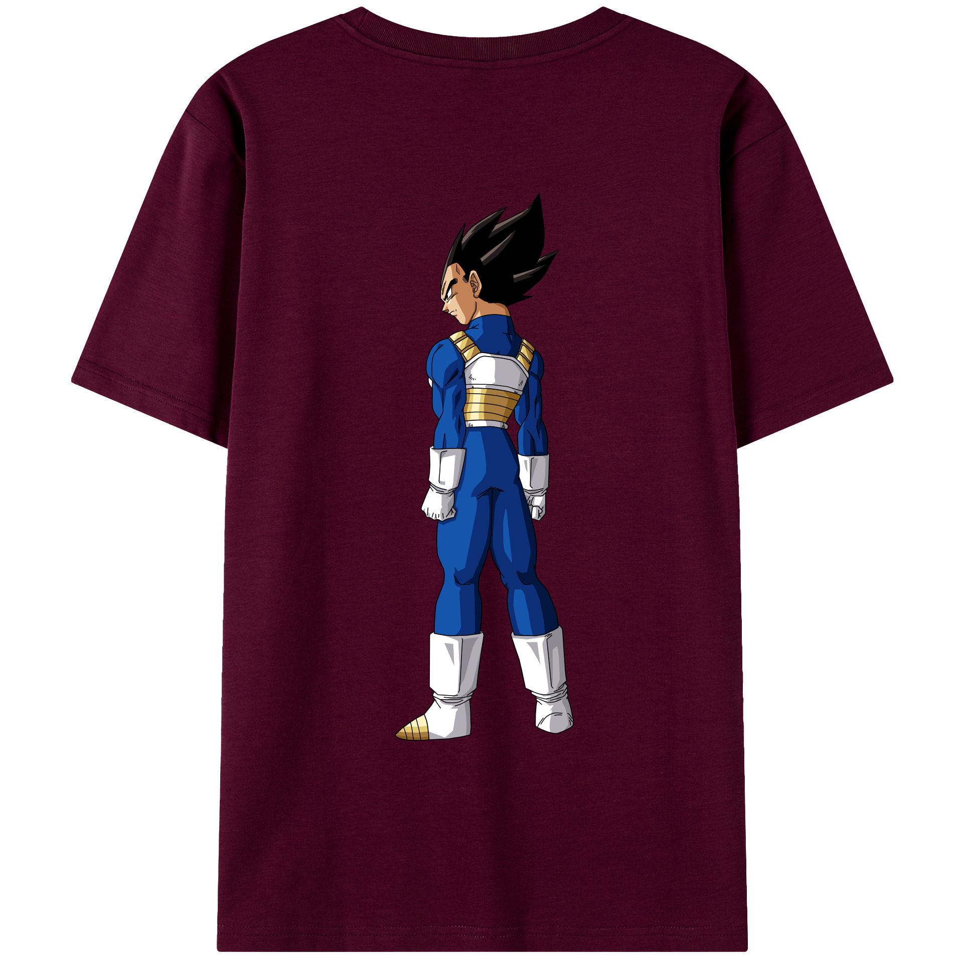 （画像用） ドラゴンボール ベジータ四世（Bejīta Yonsei）DRAGON BALL Vegeta IV レディース半袖Tシャツ(バックプリント)